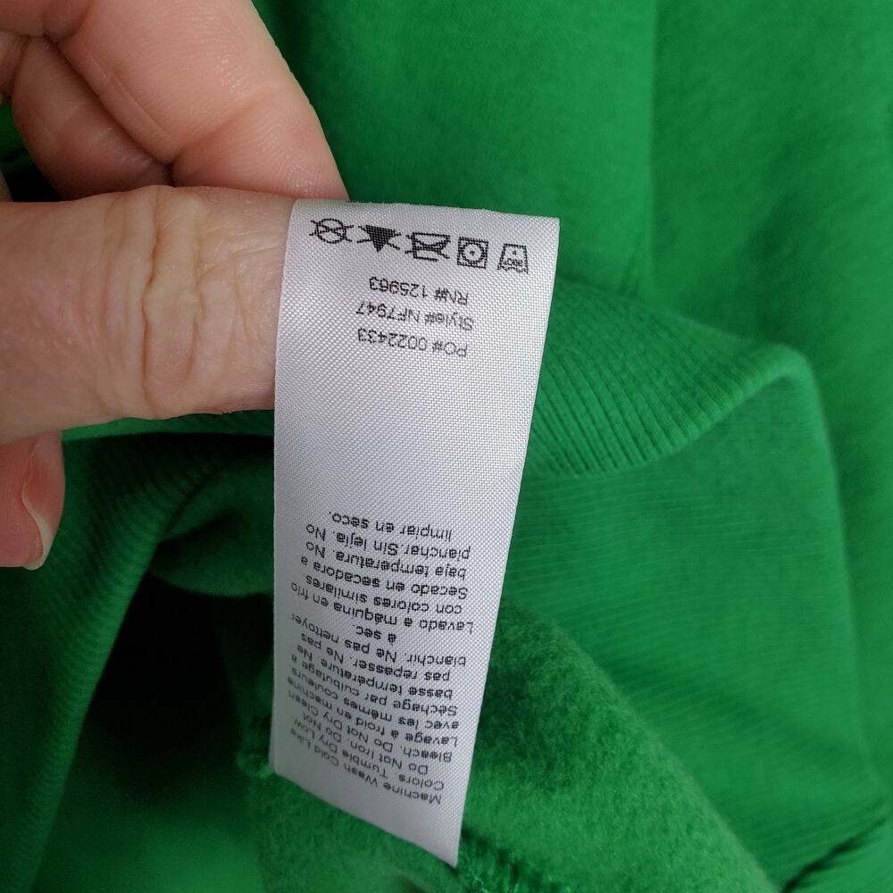 NEW Beyond Yoga Luxe Fleece Oversized Sweatshirt XL Home Court Green Crewneck - Picture 8 of 11